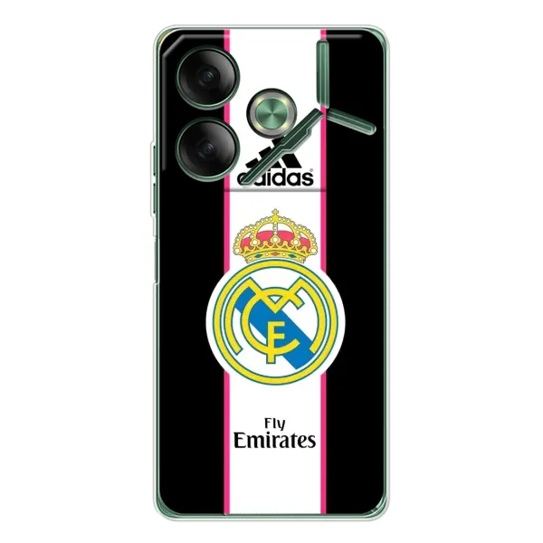 Чехол с принтом «лого Real Madrid» для TECNO Pova 7