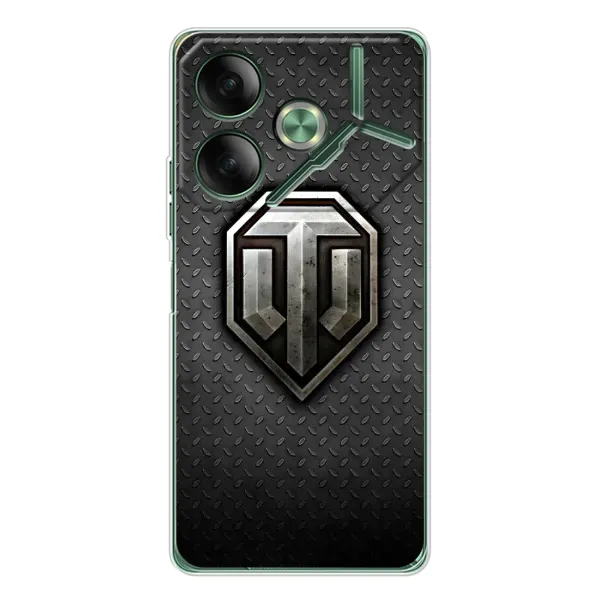 Чехол с принтом «Лого Tanks» для TECNO Pova 7