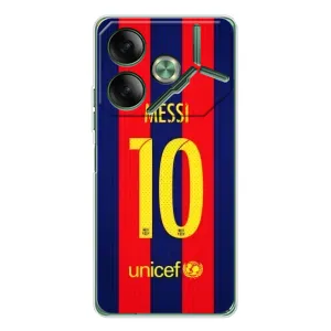 Чехлы Месси для Tecno Pova 7 (AlphaPrint) (Messi Barca 10)