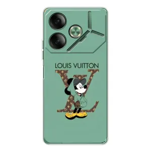 Чехлы Луи Витон для Tecno Pova 7 (AlphaPrint - LOUIS VUITTON) (Микки Маус LV)