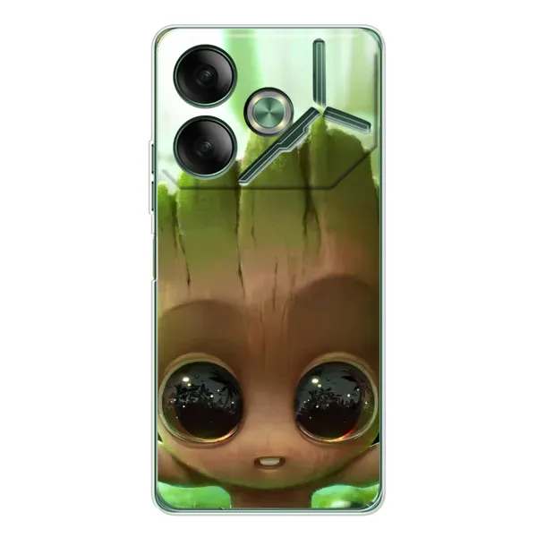 Чехол с принтом «Милый Грут» для TECNO Pova 7