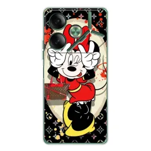 Чехол Disney Mouse Tecno Pova 7 (PREMIUMPrint) (Минни peace)