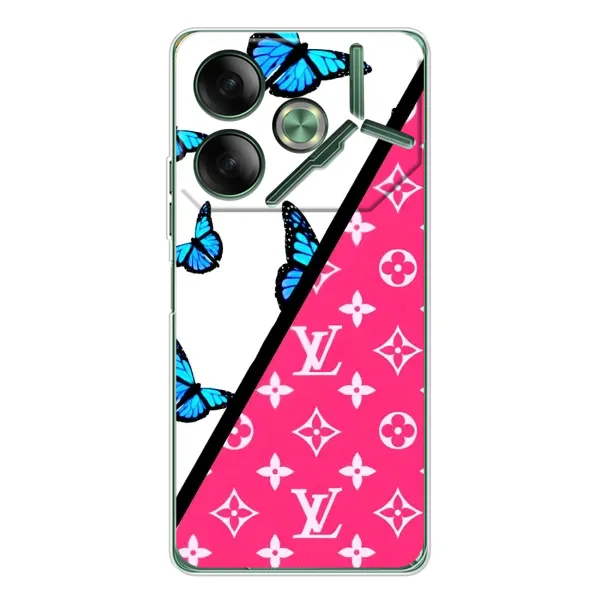 Чохол з принтом «Мода LV» для TECNO Pova 7