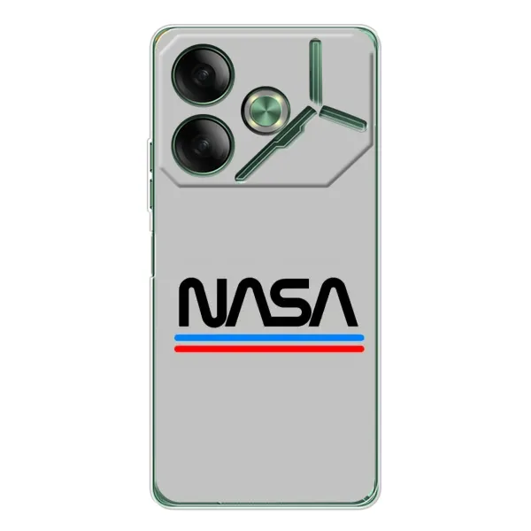 Чехол с принтом «NASA» для TECNO Pova 7