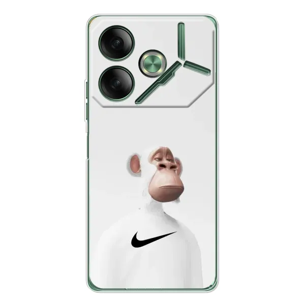 Чехол с принтом «обезьяна NFT Nike» для TECNO Pova 7