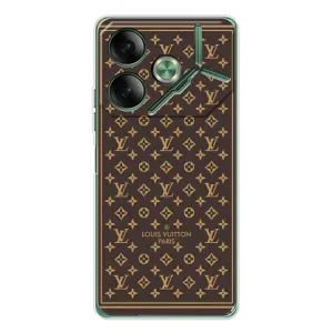 Чехлы Луи Витон для Tecno Pova 7 (AlphaPrint - LOUIS VUITTON) (обои LV)