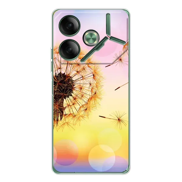 Чохол з принтом «Кульбабка» для TECNO Pova 7
