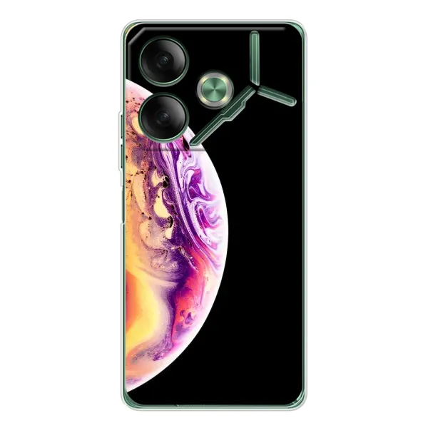 Чехол с принтом «Планета Айфон» для TECNO Pova 7