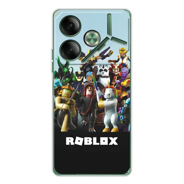 Чохол з принтом «ROBLEX» для TECNO Pova 7