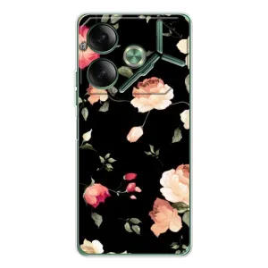 Чохли з квітами для Tecno Pova 7 (VPrint) (Трояндочки)