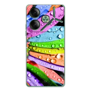 Чехлы (ART) Цветы на Tecno Pova 7 (VPrint) (Семиквітка)