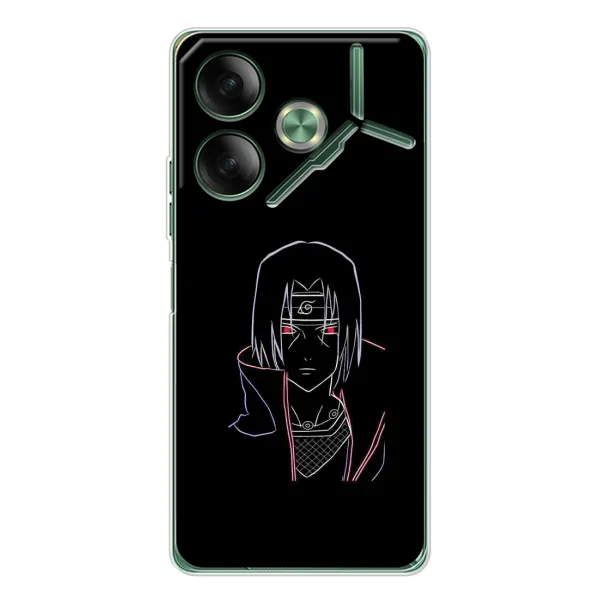 Чехол с принтом «силуэт Итачи» для TECNO Pova 7