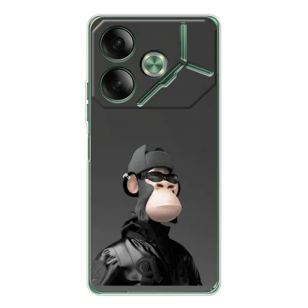 Чехол с принтом «стильная обезьяна NFT» для TECNO Pova 7