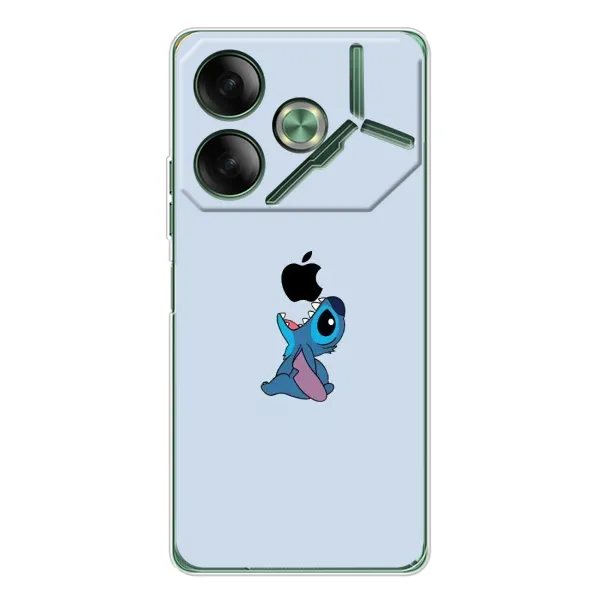 Чехол с принтом «Stitch apple» для TECNO Pova 7