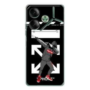 Чехол для Tecno Pova 7 с картинкой Supreme (AlphaPrint)