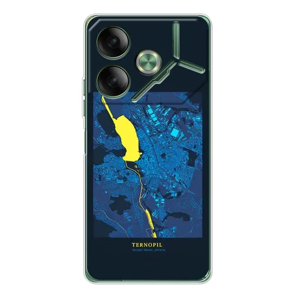 Чехол с принтом «Тернополь» для TECNO Pova 7 Чехол с принтом «Тернополь» для TECNO Pova 7