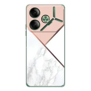 Мраморный чехол на Tecno Pova 7 (VPrint) (Тройной мрамор)