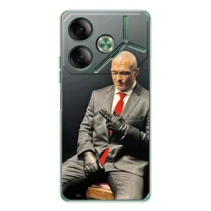 Чохол з принтом «Усик Hitman» для TECNO Pova 7