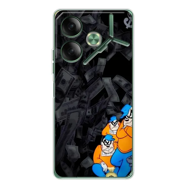 Чохол з принтом «Вори» для TECNO Pova 7