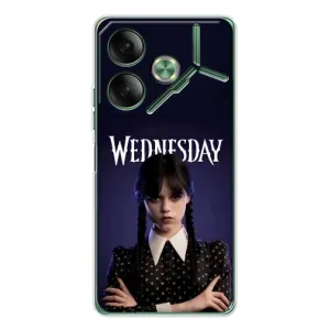 Чехлы Венсдей на Tecno Pova 7 Уэнсдей (AlphaPrint) (Wednesday)