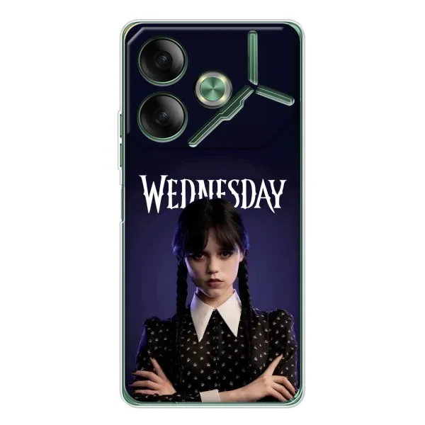 Чехол с принтом «Wednesday» для TECNO Pova 7