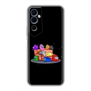 Чехол Амонг Ас для Tecno POVA Neo 2 (AlphaPrint) (Амонг-ас)