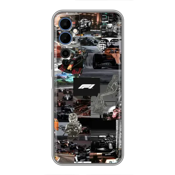 Чохол з принтом «Гоночний колаж Ф1» для TECNO POVA Neo 2
