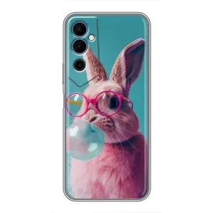 Чехол с принтом «Кролик в очках» для TECNO POVA Neo 2