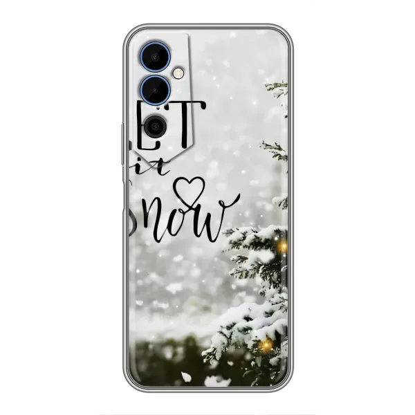 Чехол с принтом «Let it snow» для TECNO POVA Neo 2