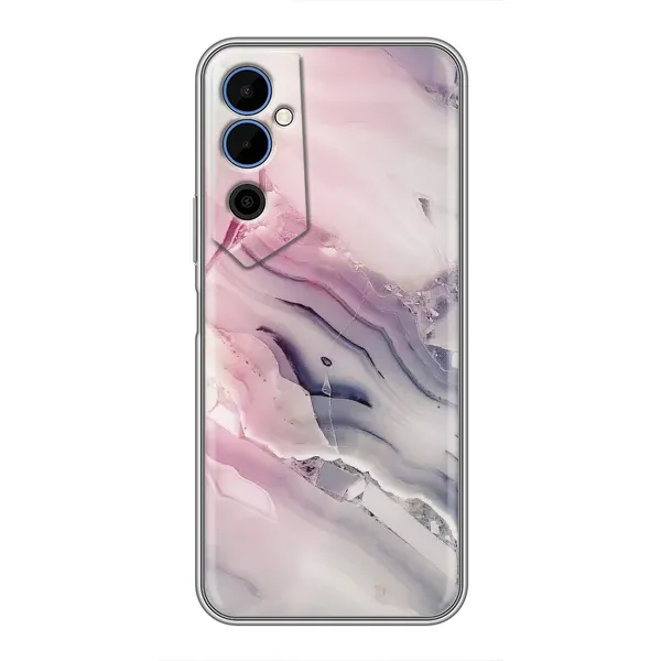Чехол с принтом «Пурпурный Мрамор» для TECNO POVA Neo 2