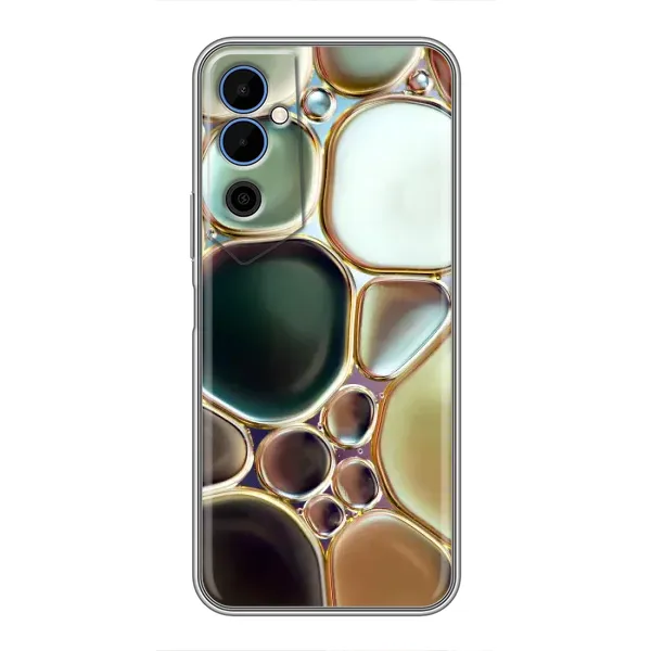 Чехол с принтом «Радужный Мрамор» для TECNO POVA Neo 2