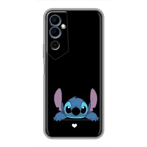 Чохол з принтом Стіч на TECNO POVA Neo 2 (Стіч на чорному)