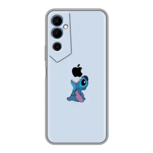 Чохол з принтом Стіч на TECNO POVA Neo 2 (Stitch apple)