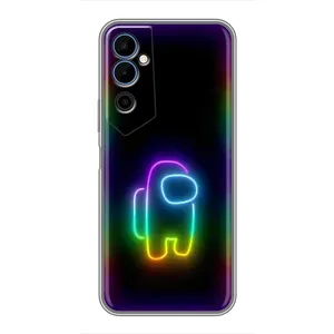Чехол Амонг Ас для Tecno POVA Neo 2 (AlphaPrint) (Яркий скин)