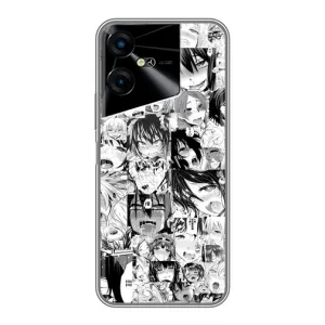 Чехол с принтом «Ahegao manga» для TECNO POVA Neo 3