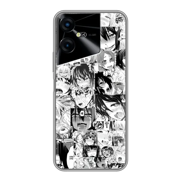 Чехол с принтом «Ahegao manga» для TECNO POVA Neo 3