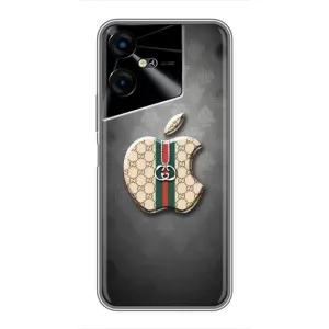 Чехол с принтом «Apple gucci» для TECNO POVA Neo 3