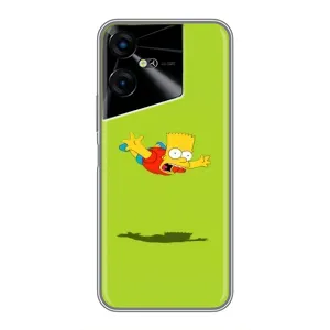 Чехол с Симпсонами для Tecno POVA Neo 3 (VPrint)