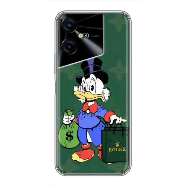 Чехол с принтом «Богатая Утка» для TECNO POVA Neo 3