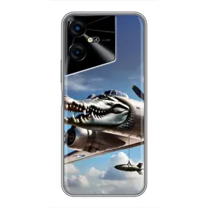 Чохол з мемом Тралалело тралала на Tecno POVA Neo 3 (Бомбардіро крокоділо)