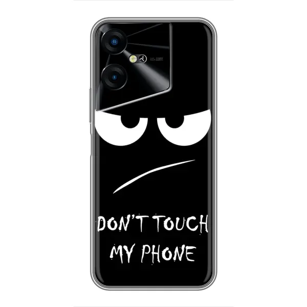 Чохол з принтом «Dont Touch» для TECNO POVA Neo 3