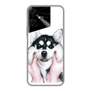 Чехол с принтом «Довольный Хаски» для TECNO POVA Neo 3