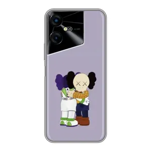 Чохли для Tecno POVA Neo 3 - Bearbrick Louis Vuitton (PREMIUMPrint) (Дружба Беарбрік)