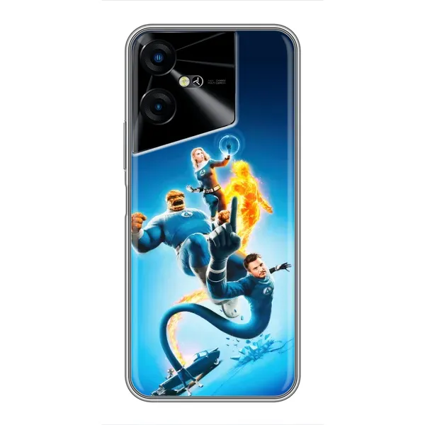 Чохол з принтом «Герої Фантастична Четвірка» для TECNO POVA Neo 3