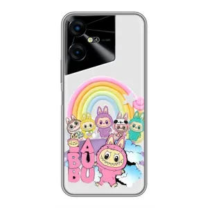 Чохол з Лабубу на Tecno POVA Neo 3 (Фон Лабубу)