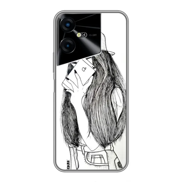 Чехол с принтом «Фото девочки» для TECNO POVA Neo 3 Чехол с принтом «Фото девочки» для TECNO POVA Neo 3