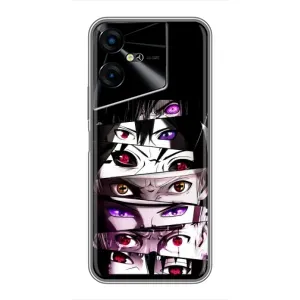Чехол с принтом «Глаза Anime» для TECNO POVA Neo 3