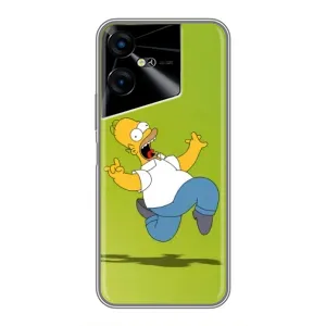 Чjхол з Сімпсонами для Tecno POVA Neo 3 (VPrint) (Гомер Сімпсон)