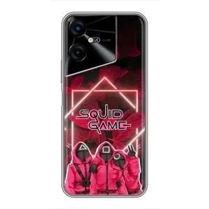 Чохол Гра в кальмара для Tecno POVA Neo 3 (Охоронці Гра кальмара)