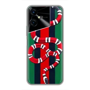 Чехол с принтом «Gucci змия» для TECNO POVA Neo 3